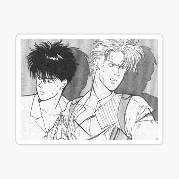 Banana Fish Sticker By Ryukoism Redbubble