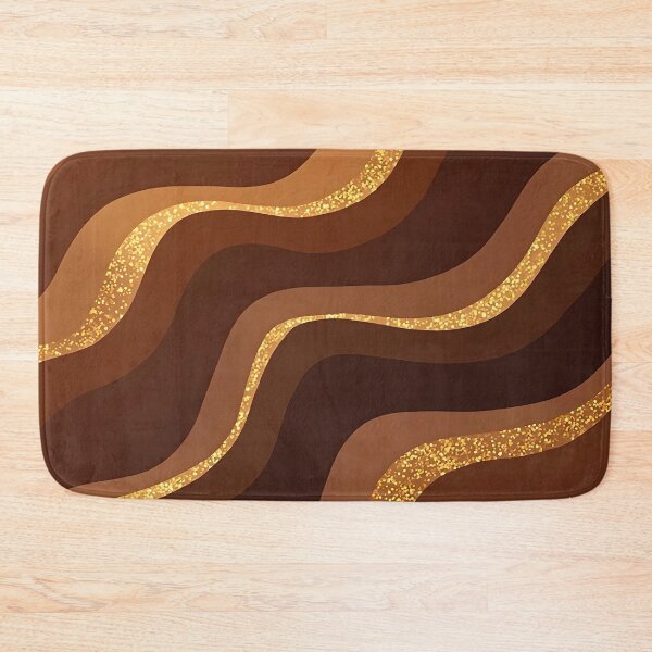 Item preview, Coffee Brown Trendy Luxury Gold Collection designed and sold by TrendyDesigne412.