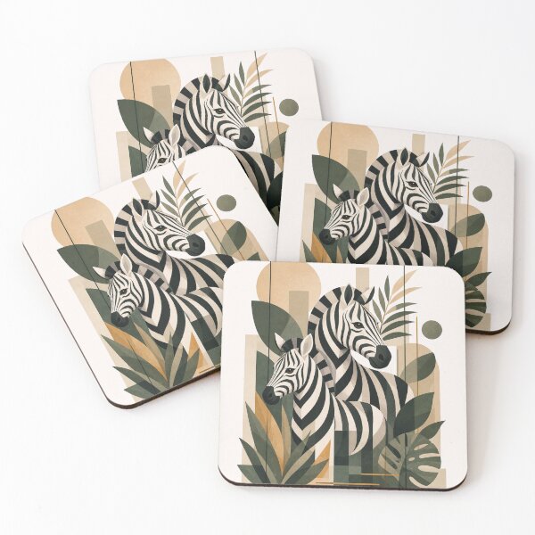 Item preview, Geometric Zebras - Modern Boho Safari designed and sold by Nova Graphix.
