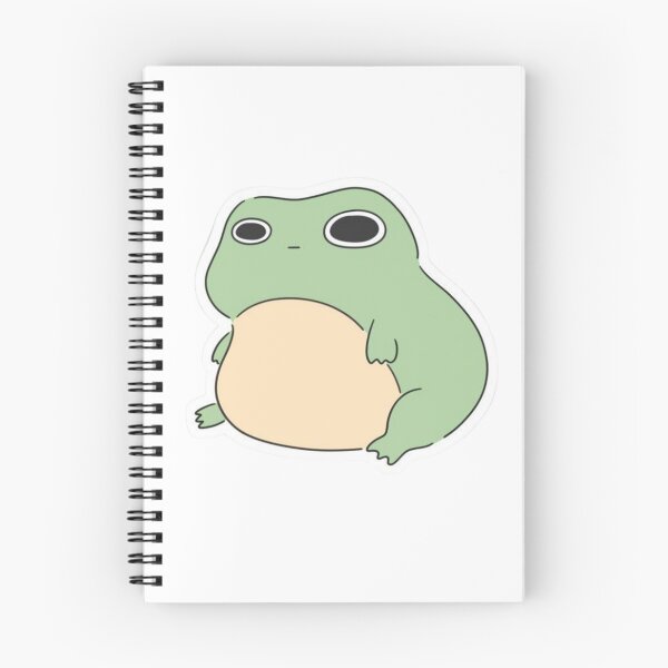 Item preview, Chubby Frog Sticker | Cute Kawaii Frog | Funny Lazy Frog Aesthetic designed and sold by ZYNORAworld.