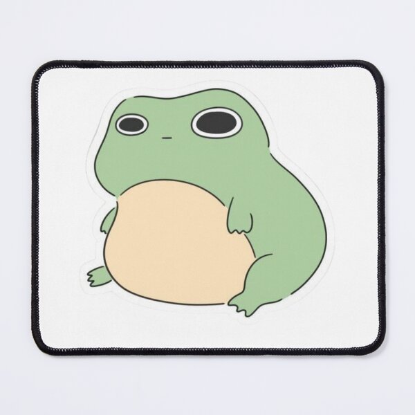 Item preview, Chubby Frog Sticker | Cute Kawaii Frog | Funny Lazy Frog Aesthetic designed and sold by ZYNORAworld.