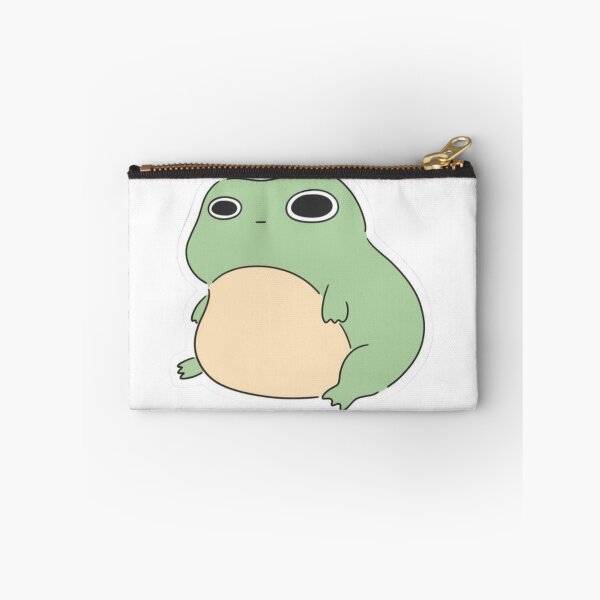 Item preview, Chubby Frog Sticker | Cute Kawaii Frog | Funny Lazy Frog Aesthetic designed and sold by ZYNORAworld.
