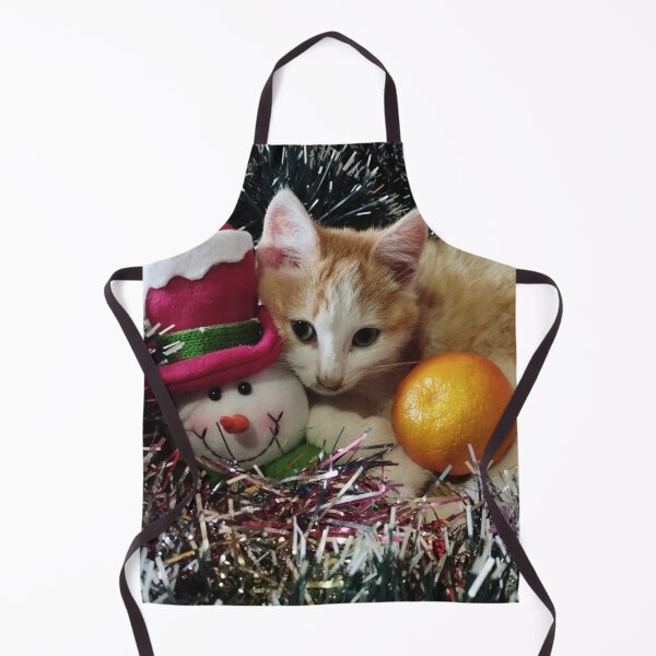 Item preview, Kitten In Decor. Christmas Kitty. Holiday Kitten. designed and sold by inspiration3.