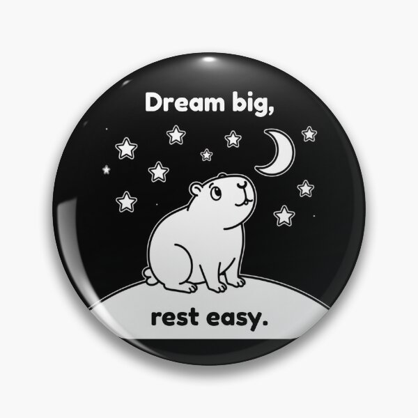 Item preview, Copy of Dream Big Capybara – Simple Minimalist Animal Design designed and sold by PAPIRO SIGLO XXI.