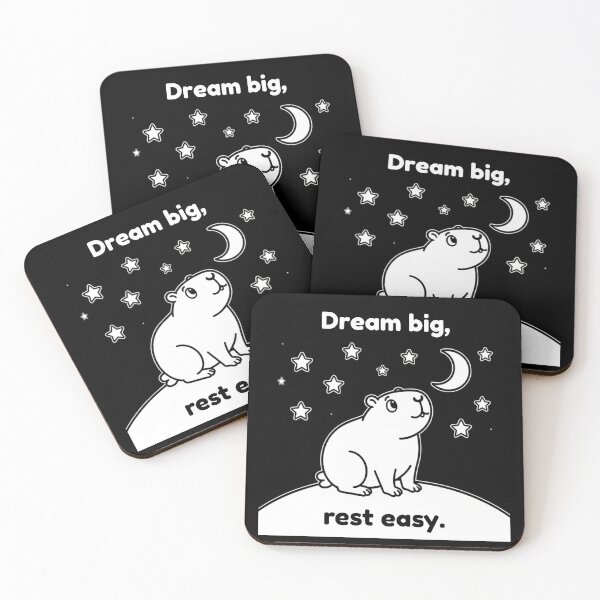 Item preview, Copy of Dream Big Capybara – Simple Minimalist Animal Design designed and sold by PAPIRO SIGLO XXI.