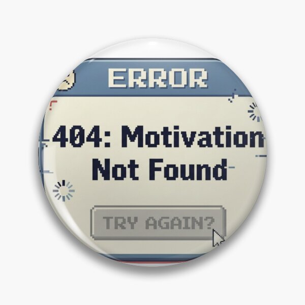 Artikelvorschau, 404 Motivation Not Found — Lustiger Aufkleber und T-Shirt für Programmierer der Generation Z entworfen und verkauft von wecrea.