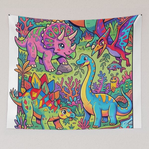 Item preview, Five types of dinosaurs designed and sold by PP&RAINBOW SHOP.