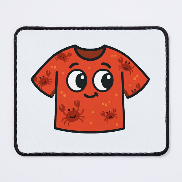 Item preview, Cute Crab Face — Playful Summer Tee Design designed and sold by DariaCraft.