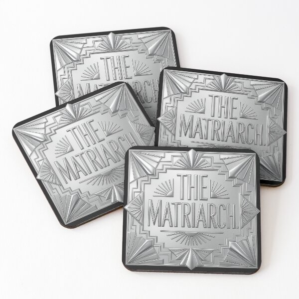Item preview, The Matriarch Art Deco Silver Mother’s Day Gift designed and sold by 21 Dragonflies.
