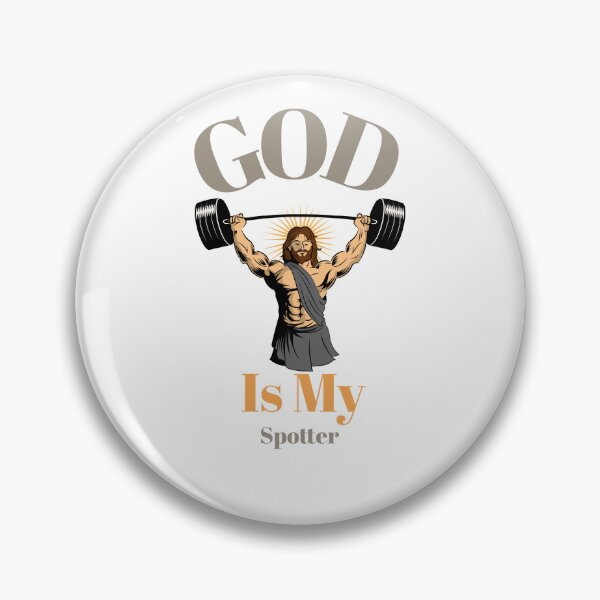 Item preview, God is my Spotter designed and sold by Loberaglez.