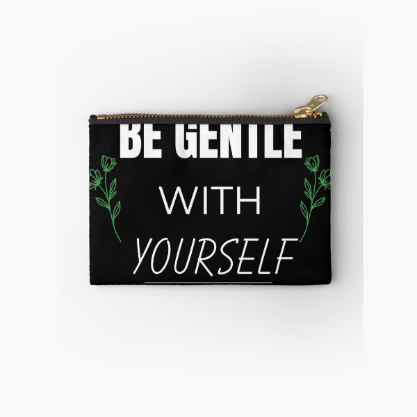 Item preview, Be Gentle With Yourself Self Love Quote Minimal Aesthetic Mental Health Design designed and sold by Uvclick.