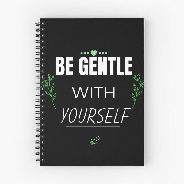 Item preview, Be Gentle With Yourself Self Love Quote Minimal Aesthetic Mental Health Design designed and sold by Uvclick.