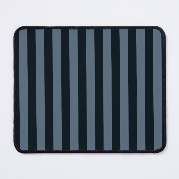 Item preview, Dark electric blue & rich black vertical lines designed and sold by Mint + Midnight.