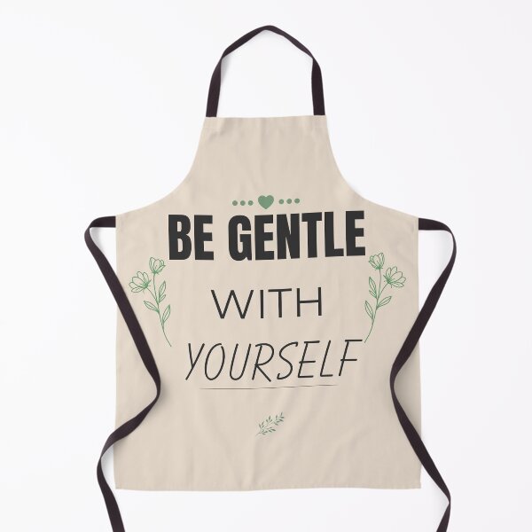 Item preview, Be Gentle With Yourself Aesthetic Self Love Quote Soft Beige Minimal Design designed and sold by Uvclick.