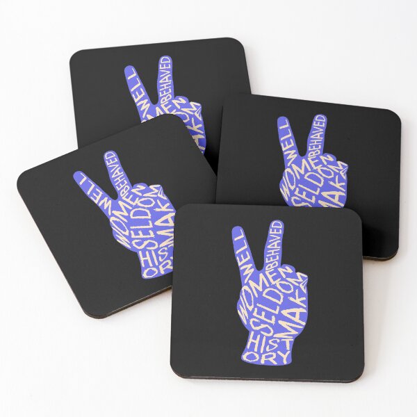 Item preview, Well Behaved Women Seldom Make History Peace Sign designed and sold by BloomAndBizarre.