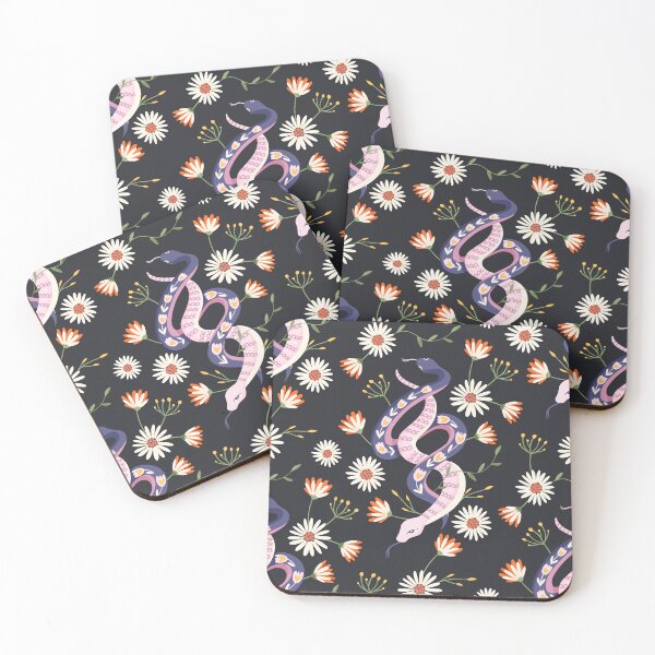 Item preview, Mystical Snakes and Wildflowers designed and sold by BetOova.