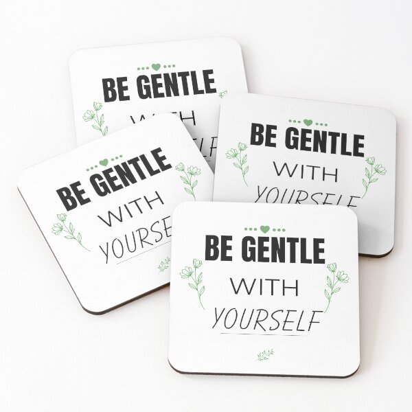 Item preview, Be Gentle With Yourself Minimalist Quote Clean Self Love Inspirational Design designed and sold by Uvclick.