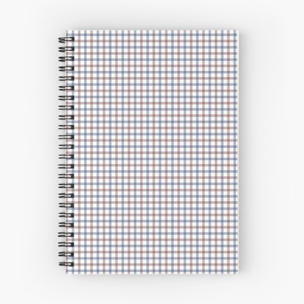 Item preview, Cadet blue & silver pink mini plaid designed and sold by Mint + Midnight.
