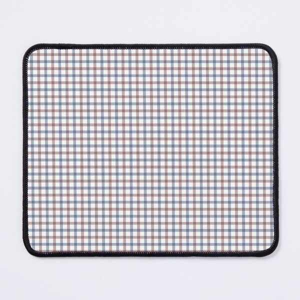Item preview, Cadet blue & silver pink mini plaid designed and sold by Mint + Midnight.