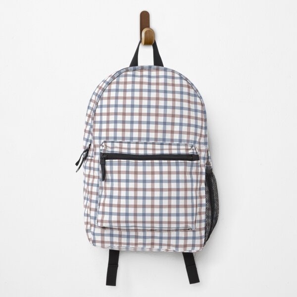 Item preview, Cadet blue & silver pink mini plaid designed and sold by Mint + Midnight.