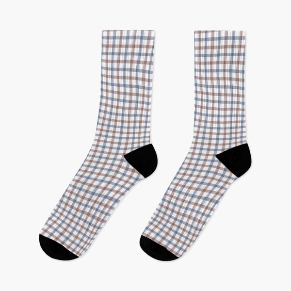 Item preview, Cadet blue & silver pink mini plaid designed and sold by Mint + Midnight.