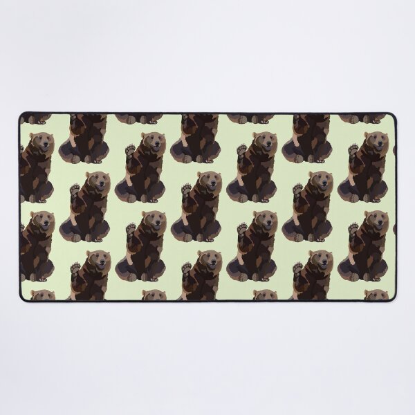 Item preview, B is for Brown Bear,Brown Bear Illustration – Wildlife Art for Nature and Animal Lovers designed and sold by PrettylittlepastelUk.