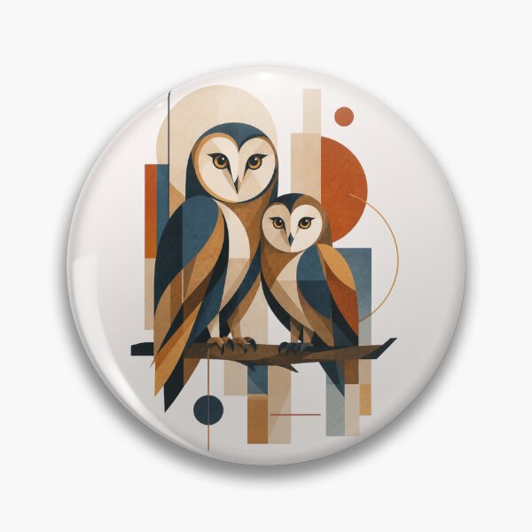 Item preview, Midnight Owls - Modern Abstract Geometric Boho Art designed and sold by Nova Graphix.