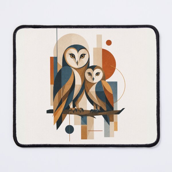Item preview, Midnight Owls - Modern Abstract Geometric Boho Art designed and sold by Nova Graphix.