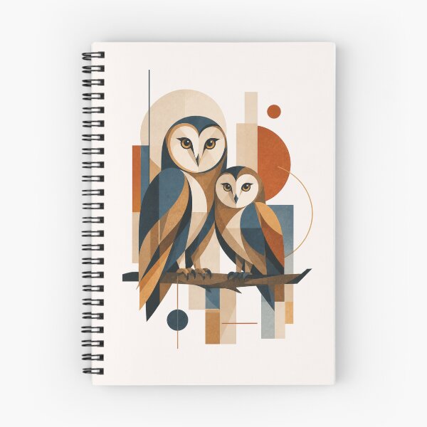 Item preview, Midnight Owls - Modern Abstract Geometric Boho Art designed and sold by Nova Graphix.