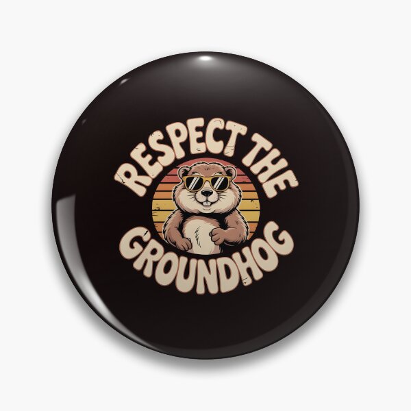 Item preview, Respect the Groundhog – Funny Groundhog Vintage Retro Groundhog Whisperer designed and sold by Redgiant87x.