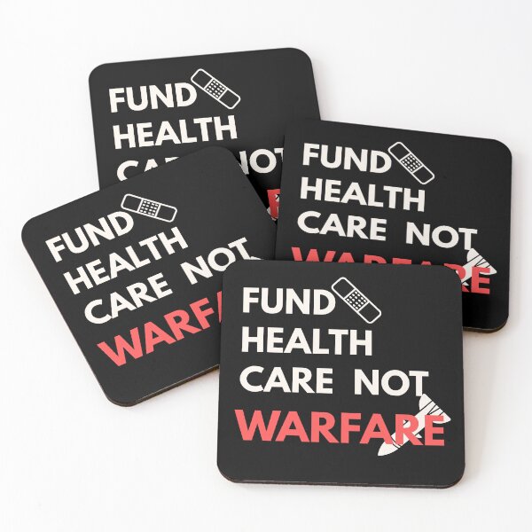 Item preview, Fund Healthcare Not Warfare designed and sold by Lone Frog.