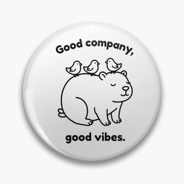 Item preview, Good Company Capybara – Simple Minimalist Animal Design designed and sold by PAPIRO SIGLO XXI.