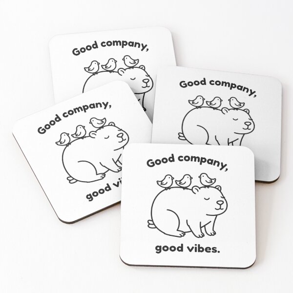 Item preview, Good Company Capybara – Simple Minimalist Animal Design designed and sold by PAPIRO SIGLO XXI.