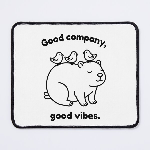 Item preview, Good Company Capybara – Simple Minimalist Animal Design designed and sold by PAPIRO SIGLO XXI.