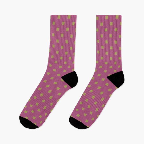 Item preview, Pink Yellow Geometric Square Pattern designed and sold by IntelliMindDesigns.