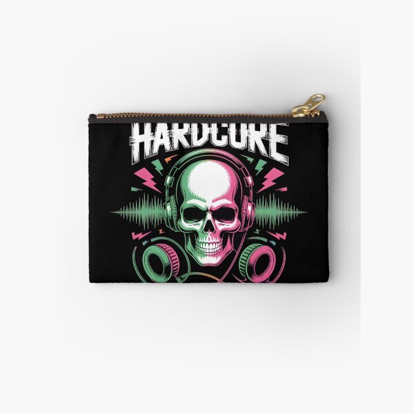 Item preview, Hardcore Gabber Skull DJ Headphones Techno Design designed and sold by Fitswear.