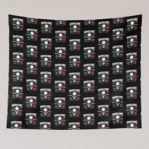 Item preview, Hardcore Gabber Skull DJ Headphones Techno Design designed and sold by Fitswear.