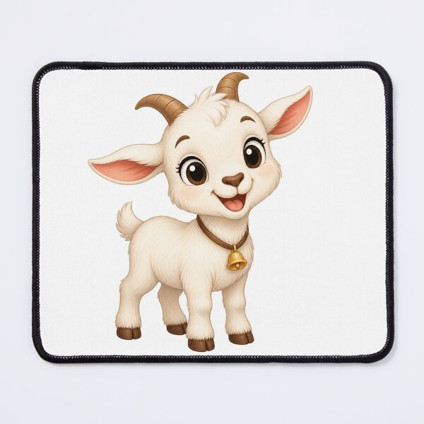 Item preview, Little Billy Goat: Cheerful Farm Friend designed and sold by ToonyTeez.