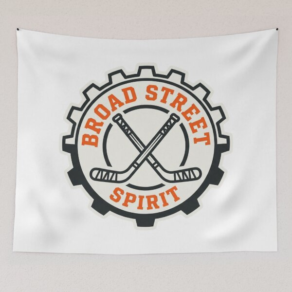 Item preview, Broad Street Spirit Hockey Logo - Vintage Athletic Gear Art designed and sold by fotoNoz.