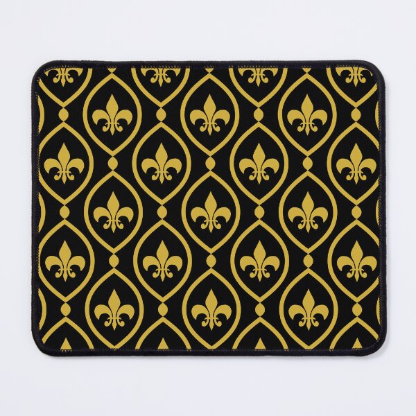 Item preview, Black & gold fleur de lys designed and sold by Mint + Midnight.