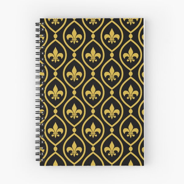 Item preview, Black & gold fleur de lys designed and sold by Mint + Midnight.