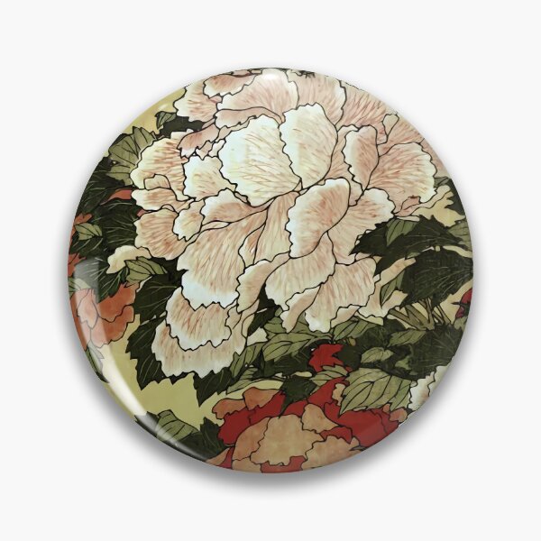 Item preview, Hokusai Peonies and Butterflies  designed and sold by Vicky Brago-Mitchell®.