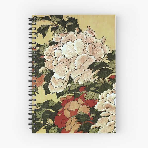 Item preview, Hokusai Peonies and Butterflies  designed and sold by Vicky Brago-Mitchell®.