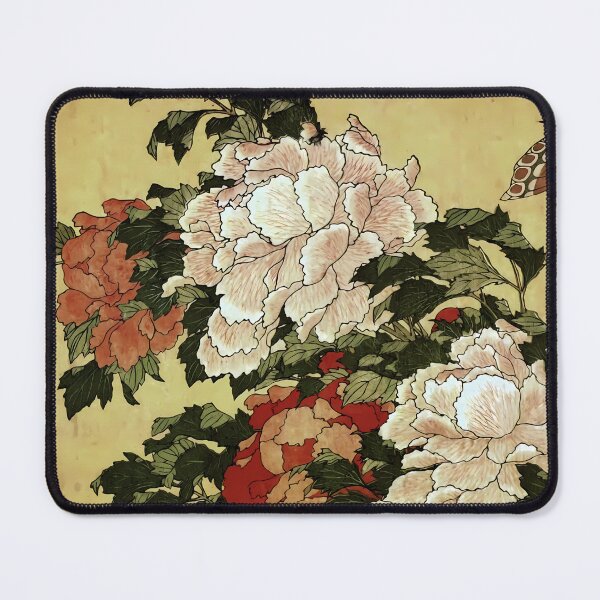Item preview, Hokusai Peonies and Butterflies  designed and sold by Vicky Brago-Mitchell®.
