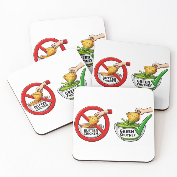 Item preview, Funny Indian Food Lover Chutney Over Butter Chicken designed and sold by FEEL GOOD CLUB DESIGNS.