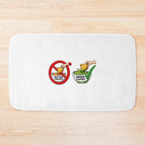 Item preview, Funny Indian Food Lover Chutney Over Butter Chicken designed and sold by FEEL GOOD CLUB DESIGNS.