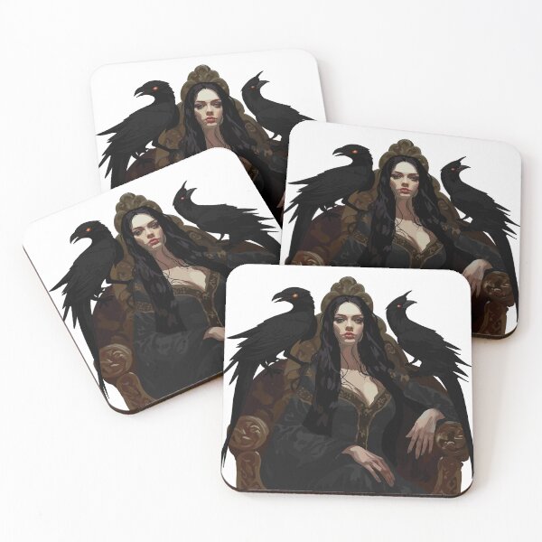 Item preview, Great women with her bad Crows. designed and sold by jee532.