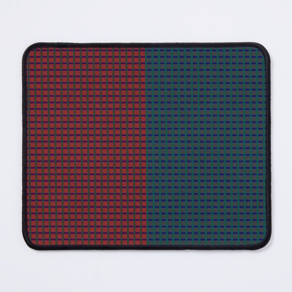 Item preview, Red Blue Plaid Split Pattern Design designed and sold by IntelliMindDesigns.