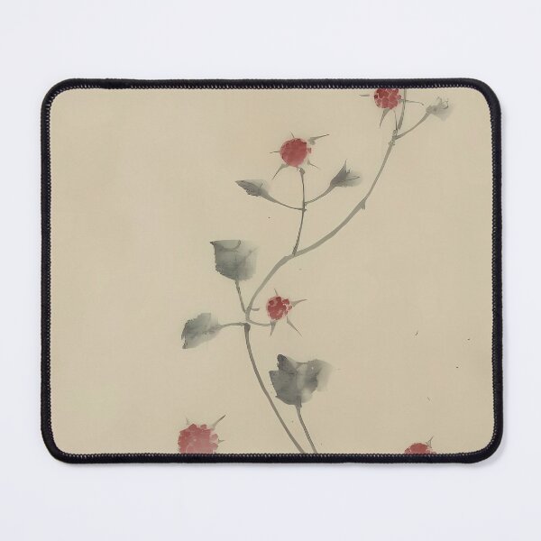 Item preview, Hokusai Small Red Blossoms on a Vine designed and sold by Vicky Brago-Mitchell®.