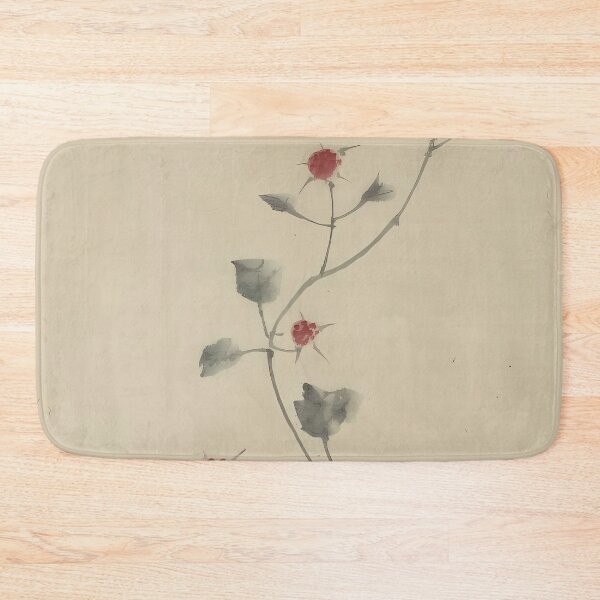 Item preview, Hokusai Small Red Blossoms on a Vine designed and sold by Vicky Brago-Mitchell®.
